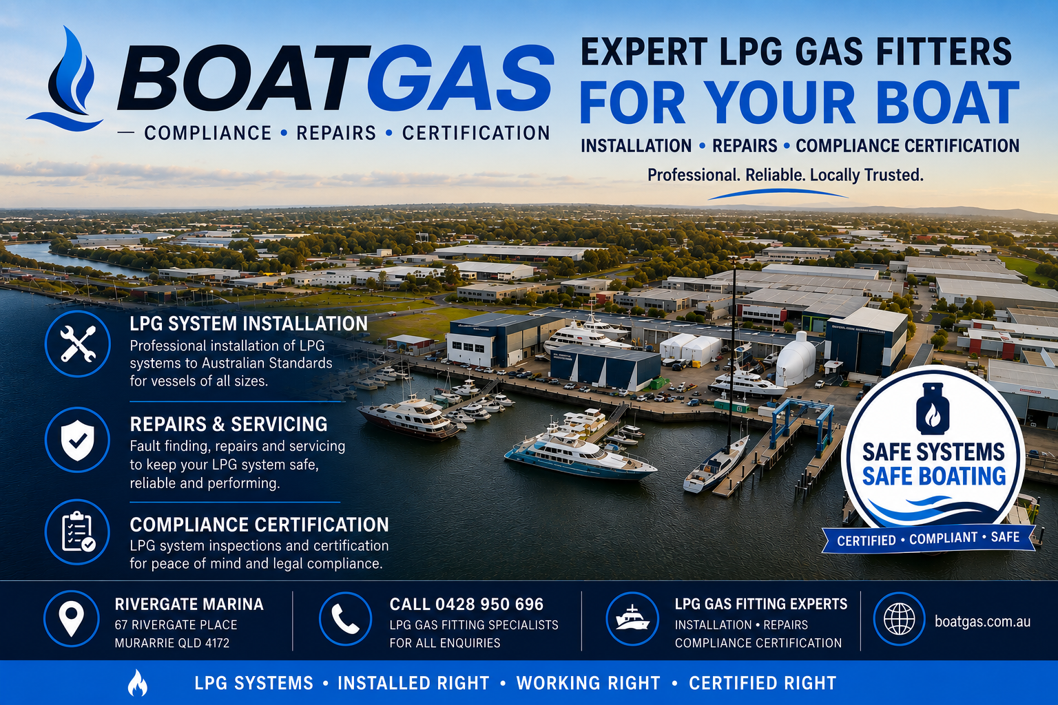 Rivergate Marina marine gas services
